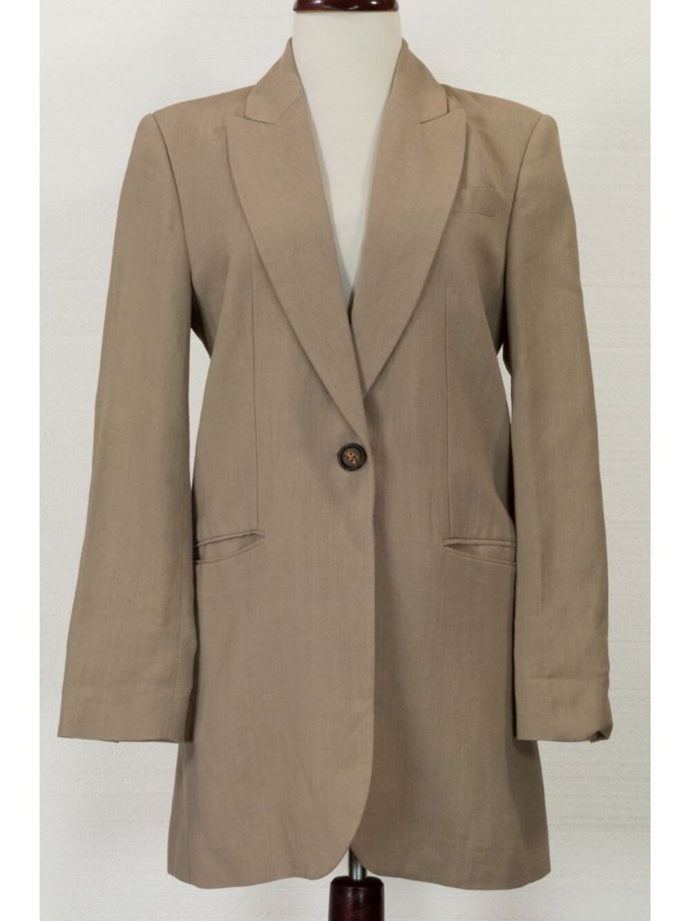 NWT $4995 BRUNELLO CUCINELLI VISCOSE/LINEN BLEND BLAZER SIZE 40